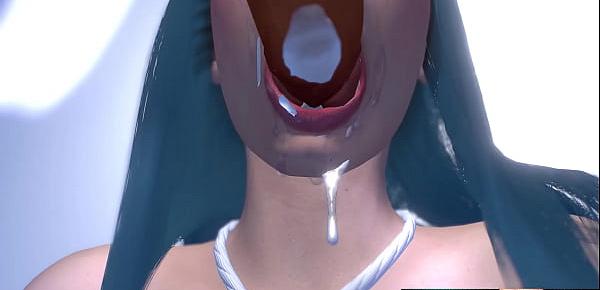  Busty Teen EXTREME Facefuck Virtual Reality Throat Fucking